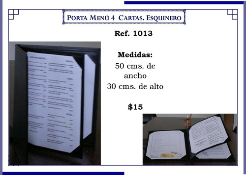 Imagen 2 de 10 de Porta Menú