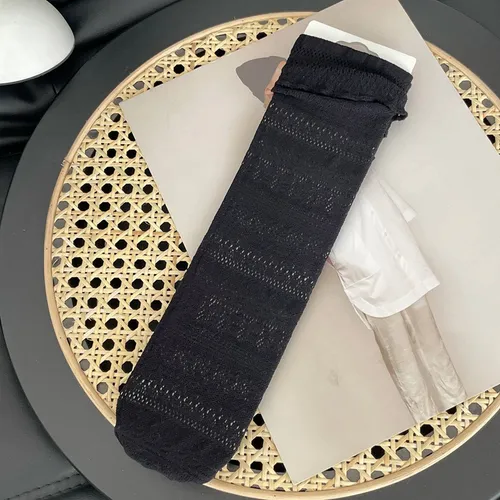 2 Pares De Calcetines De Verano Con Encaje Hueco En Forma De