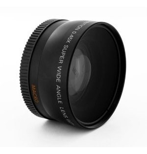Imagen 2 de 4 de Gran Angular 0.45x + Macro Hd 58mm Lentes 18-55mm Canon