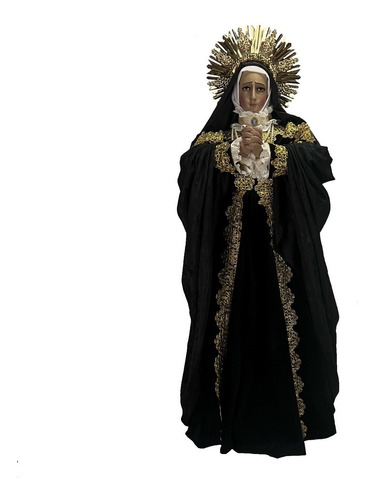 Virgen De La Soledad  145cm Imagen Para Vestir Incluye Acces