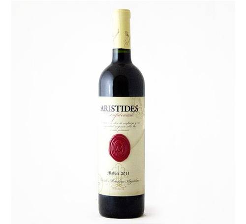 Vino Aristides Confidencial Malbec , Premio Plata 2019 Vinus