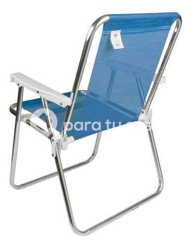 Imagen 3 de 10 de Sillon Playa Camping Pescador Aluminio Sannet Mor