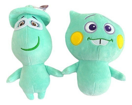 2 Figuras De Peluche Animadas Con El Tema De Un Viaje Conmov