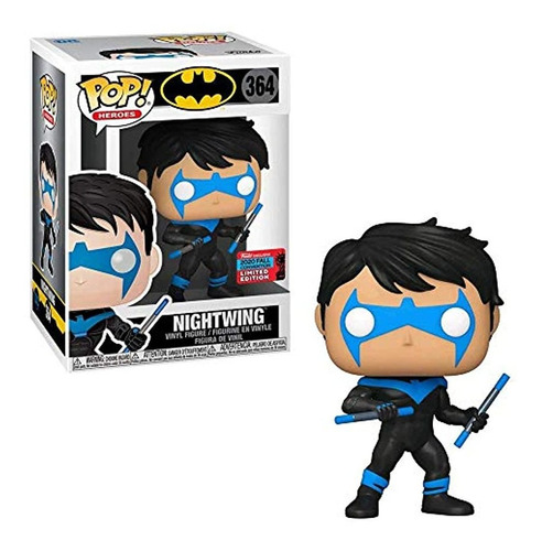 Pop! Heroes: Batman- Nightwing, Nycc 2020 - Figura De Vinilo