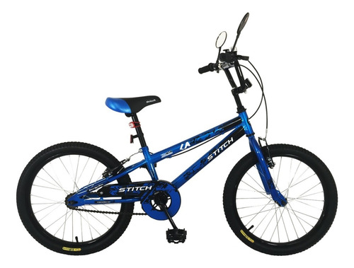 Bicicleta Niño Rodado 20, Stitch - Mundomotos.uy Color Azul