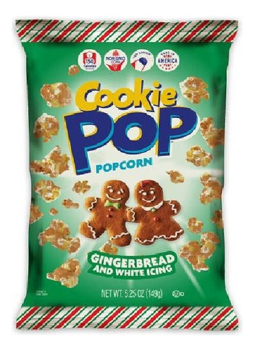 Palomitas Cookie Pop Sabor Jengibre Iced Gingerbread 149 G