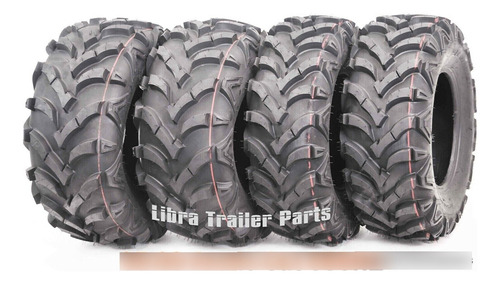 25x8x12 & 25x10x12 Set 4 Atv Solid Mud Tires Fit 05-09 A Ugg