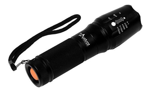 Lanterna Tática Led De Alumínio Audisat X900 Com Zoom 