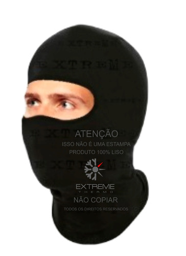 Balaclava Touca Ninja Extreme Frio Intenso Revestida Com Lã