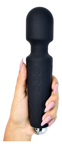 Vibrador Masajeador Exitager Kira 20 Intensidades - Negro