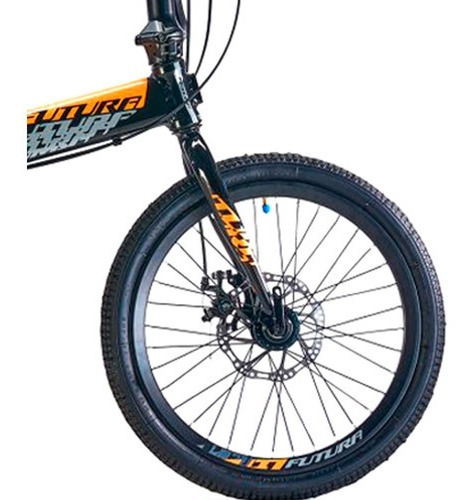 Imagen 4 de 7 de Bicicleta Futura Origami Rodado 20 Plegable Cambio Shimano