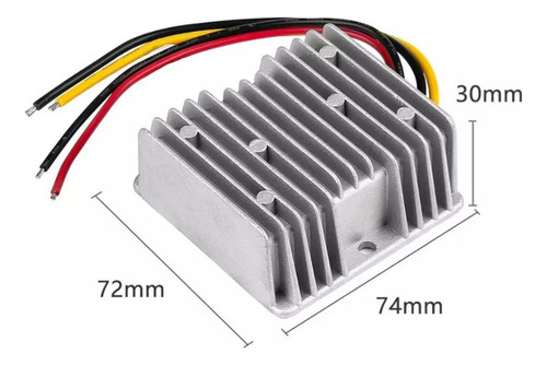 Convertidor De Voltaje Dc Dc Step Up 24v A 48v 3a 4 Pzas.
