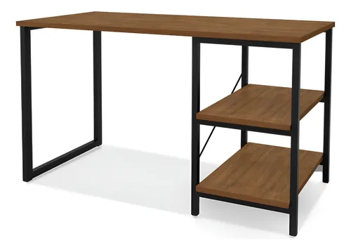 Mesa Escrivaninha Steel Mobile Star mdf de 120cm x 74cm x 45cm Pr...