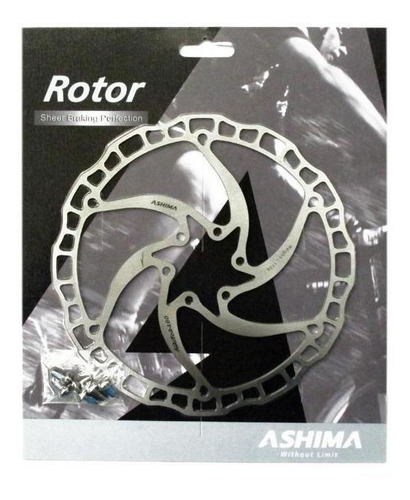 Disco Freno Bicicleta 160mm 6 Tornillos Airotor 85g Ashima