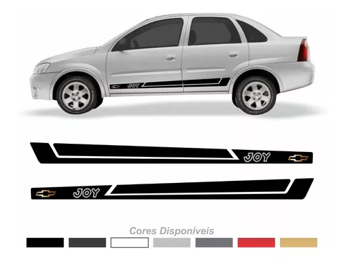 Faixa Lateral Corsa Sedan Joy Chevrolet Adesivo Par Kit Cs0301