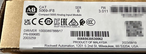 Allen Bradley 5069-if8 Módulo 8 Canales Analogo Compactlogix