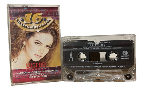 Lucero / 16 Kilates Musicales / Cassette Kct (Usado)