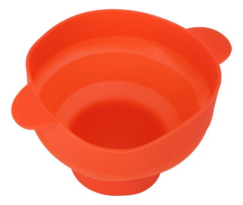 Zc Cubo De Silicona Rojo For Palomitas De Maíz Con Tapa For