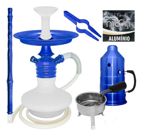 Narguile Completo Mini Monster Mangueira Anti Chamas Barato