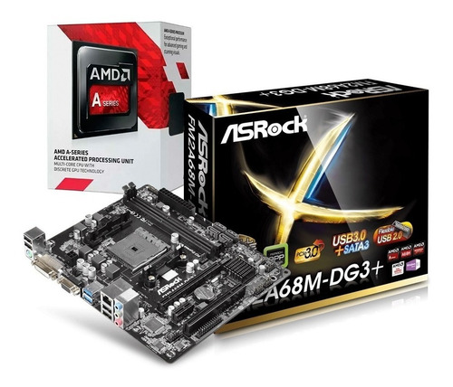 Kit Actualización Pc Amd A6-7480 X2 + Mother Asrock Nueva