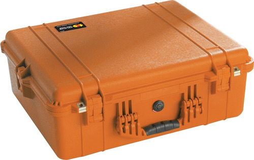 Pelican Case 1600 Con Espuma Precortada Hermetico Color Naranja