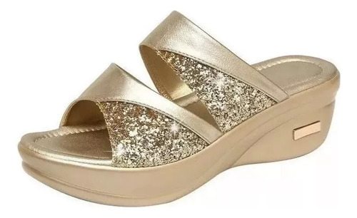 Plataforma De Cuña Del Dedo Del Pie Abierto Zapatos Casual