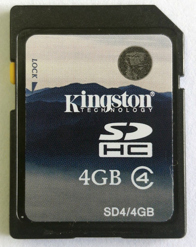 Cartão De Memória Kingston Sd 4gb Sd-k04g - Usado