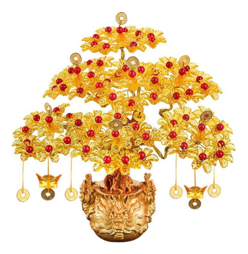 Árbol De La Suerte Chino Árbol Del Dinero Bonsai Decoración