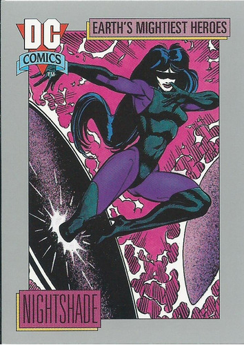 Barajita Nightshade Dc Comics 1991 #64 Mightiest Heroes