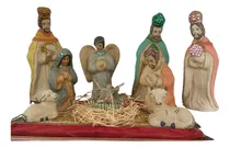 Comprar Presépio Natal Esculturas Arte Terracota E Madeira Assinadas