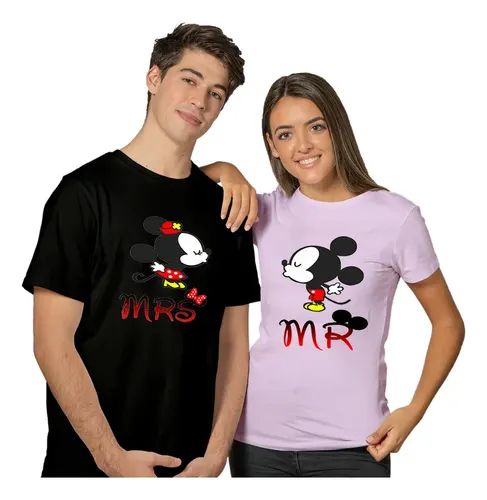 Playera Pareja Duo Diseño De Novios Aniversario | Envío gratis