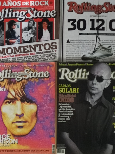 4 Revistas Rolling Stone 