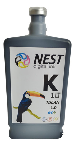 Nest Digital Tinta Eco Solvente Tucán X 1 Litro Black