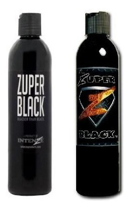 Tinta Tattoo Ink Zuper Black De Intenze, Precio Por 1 Oz