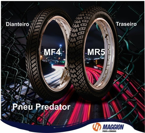 Pneu Traseiro Strada Cbx200 Predator S/c 100/90-18 Maggion