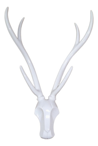 Cabeza De Venado Figura Decorativa Para Pared 28cm Alto