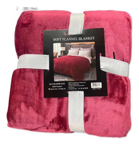 Frazada Queen Soft Flanel Blanket