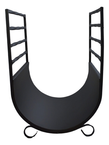 Suporte Para Lenha Lareira Em U - Artmill