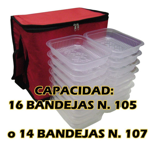 Bolso Térmico Viandas, Sushi, Helado, 48 Lts. Mercado Envios