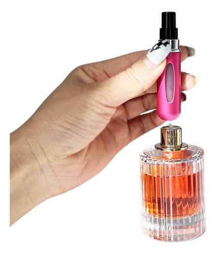 Mini Capsula Atomizadora De Perfume Recargable Portatil 8ml