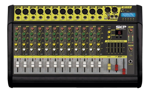 Mesa  De Som Amplificada Skp Vz 120ii Powered  Mixer