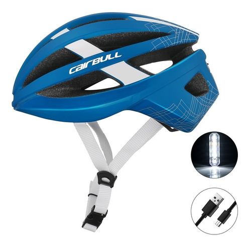 Casco Bicicleta Cairbull Vista | Azul | Luz Trasera