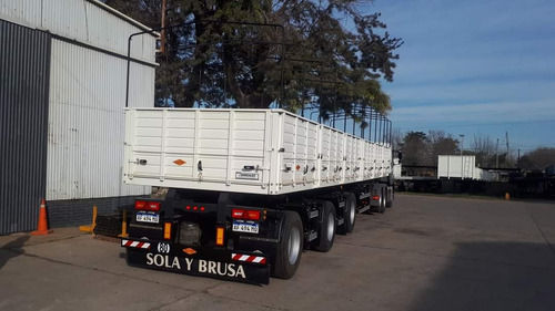 Acoplado Sola Y Brusa 4 Ejes 1,70 Y 1 Mt Bar Disponible Ya !