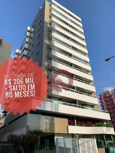 Imagem 1 de 19 de Apartamento Com 3 Dormitórios À Venda, 103 M² Por R$ 515.000 - Canto Do Forte - Praia Grande/sp - Ap3329