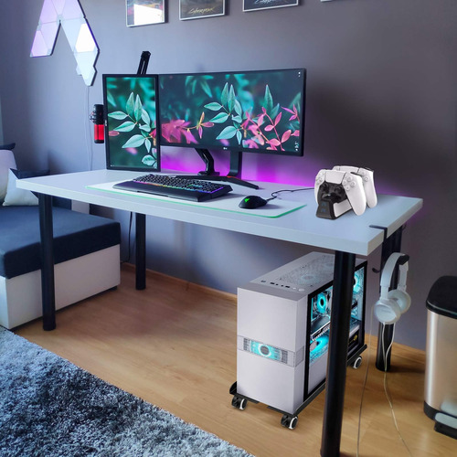 Soporte Ajustable Para Torre De Computadora Con Ruedas Girat