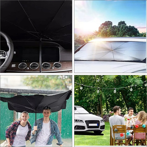 W Parasol Parabrisas Cubre Sol Proteger Auto Accesorios