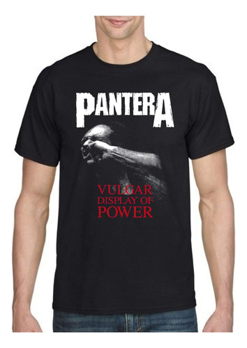 Polera Pantera Vulgar Display Of Power Metal Niños Adultos