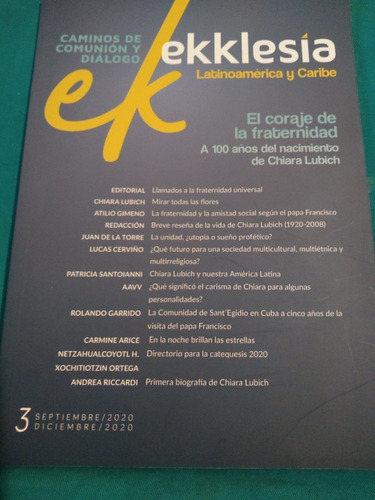Revista Ekklesia Latinoamérica Y Caribe  No. 3