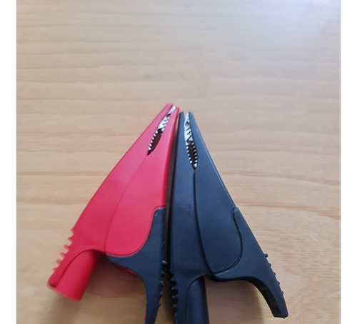 Garra Crocodilo Vermelho/preto Ac285 Mandíbulas Aço Fluke