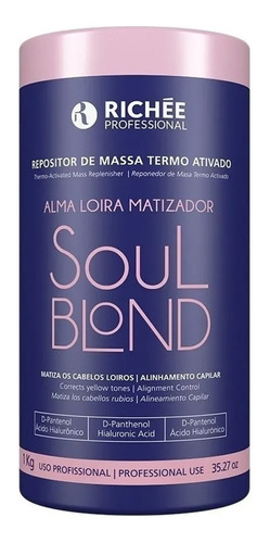 Botox Soul Blond Matizador Richee 1000gr - Envio Gratis